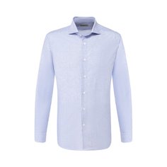 Сорочка из хлопка и льна Corneliani