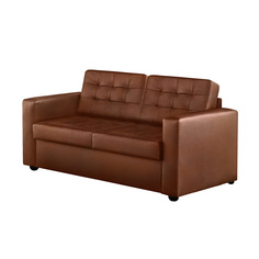 Диван ФC Нубия натуральная кожа 160x86x86 светло-коричневый ФС