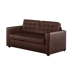 Диван ФC Нубия натуральная кожа 160x86x86 красно-коричневый ФС