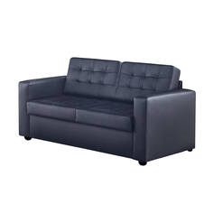 Диван ФC Нубия натуральная кожа 160x86x86 темно-синий ФС