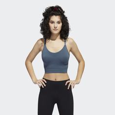 Спортивный бра Seamless adidas Performance