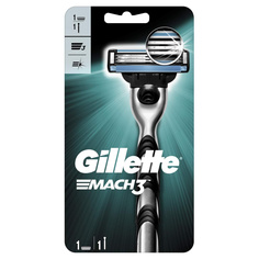 Мужская бритва Gillette Mach3 с 1 сменной кассетой