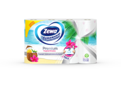 Бумажные полотенца Zewa premium decor 4 рулона, в ассортименте