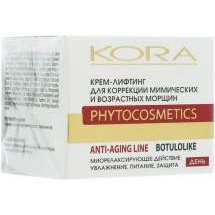 Дневной крем-лифтинг КОРА Для коррекции мимических и возрастных морщин, 50 мл