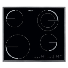 Встраиваемая варочная панель электрическая Zanussi ZEN6641XBA Black