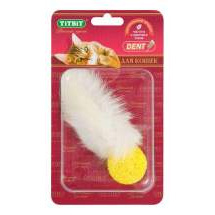 Titbit Игрушка-лакомство для кошек хвост кроличий