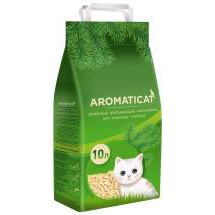 Древесный наполнитель туалета для животных AromatiCat Древесный, 10 л, 6 кг