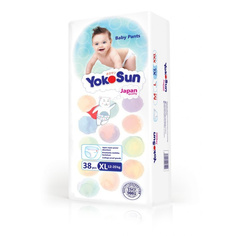 Подгузники-трусики YokoSun XL (12-20 кг) 38 шт.