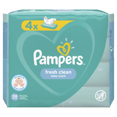 Детские влажные салфетки Pampers Fresh Clean 208 шт.