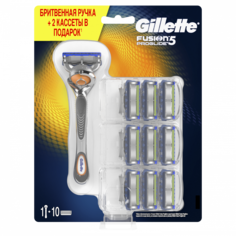Мужская бритва Gillette Fusion Proglide с 10 сменными кассетами