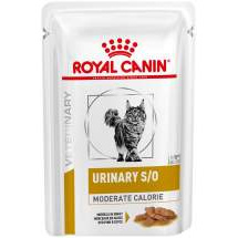 Влажный корм для кошек ROYAL CANIN Vet Diet Urinary S/O Moderate Calorie, мясо, 85г