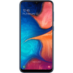 Смартфон Samsung Galaxy A20 (2019) 32Gb Blue (SM-A205F)