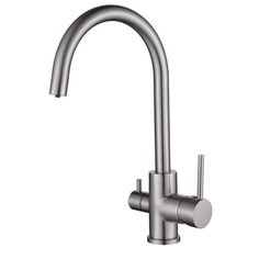 Смеситель для кухни Kaiser Merkur 26744-5 с подключением к фильтру Silver