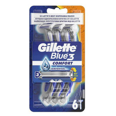 Станок для бритья Gillette Blue 3 Comfort 6 штук