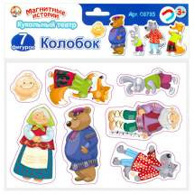 03735 Магниты "Колобок". Серия Магнитные истории (европодвес, 4х20шт) Тридевятое царство