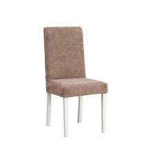 Чехлы на стулья плюшевые Venera "Chair cover soft", цвет: коричневый, комплект 6 шт