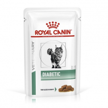 Влажный корм для кошек ROYAL CANIN Diabetic, при сахарном диабете, мясо, 85г