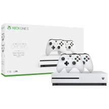 Игровая приставка Microsoft Xbox One S 1Tb White + 2 Gamepad