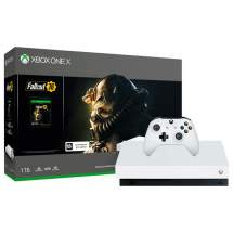 Игровая приставка Microsoft Xbox One X White 1Tb + Игра Fallout 76