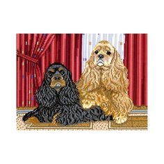 Набор для вышивания крестом "Коккер-спаниели", арт. К-08 Сделай своими руками