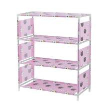 Стойка для обуви Котята Blonder Home BH-SHELF-05 54х46х25 см, розовый