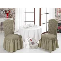 Чехлы на стулья KARNA Чехлы на стулья "Стамбул" Бежевый