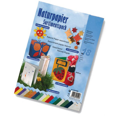 Бумага натуральная, 23х33 см, 18 листов Folia