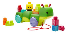 Мягкая развивающая игрушка Mega Bloks Раскачивающаяся гусеница Mattel
