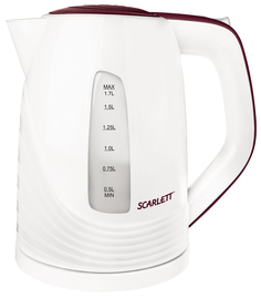 Чайник электрический Scarlett SC-EK18P36 White/Red