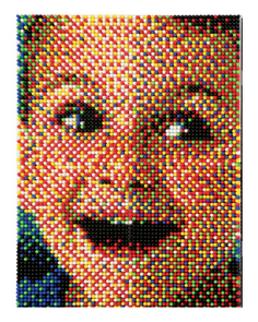 Мозаика Quercetti пиксельная Фото 6400 деталей