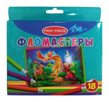 Фломастеры Проф-Пресс Жар-птица 18 цветов