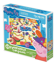 Семейная настольная игра Origami Peppa Pig Фруктовая страна