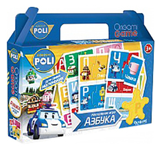 Семейная настольная игра Origami Robocar Poli Азбука
