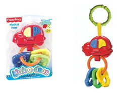 Прорезыватель-погремушка Fisher-Price Музыкальная машинка