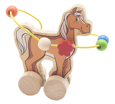 Каталка детская Игрушки из дерева "Лошадь"