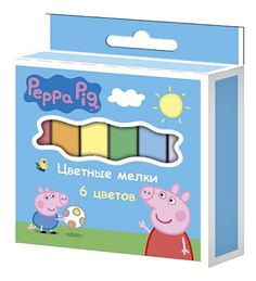 Набор мелков Peppa Pig Цветные мелки 6 цветов