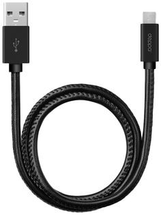 Кабель Deppa 72268 microUSB 1,2м Black