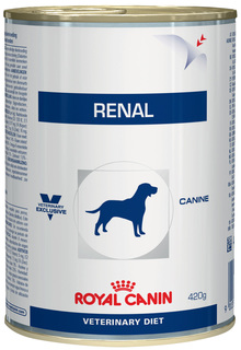 Консервы для собак ROYAL CANIN Renal, при почечной недостаточности, 12шт по 410г