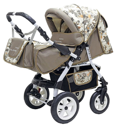 Коляска-трансформер Polmobil Karina PCO 07 Коричневая