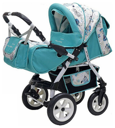 Коляска-трансформер Polmobil Karina PCO 03 Бирюза