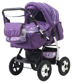 Коляска-трансформер BartPlast Diana PKL фиолетовая