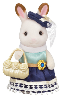 Игровой набор Sylvanian Families Шоколадный крольчонок Старшая сестра в городе 6002