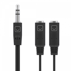 Кабель и переходник Deppa PrimeLine 7004 0,2 м, черный