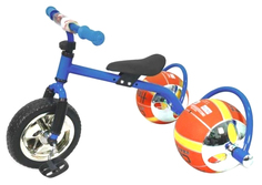 Велосипед с колесами в виде мячей Баскетбайк синий Bradex