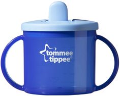 Поильник Tomme tippee 43111050 Первая чашка-непроливайка синяя от 4 месяцев