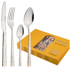 Набор столовых приборов Agness 24 пр