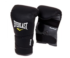 Боксерские перчатки Everlast Protex 2 Heavy Bag Gloves S/M черные 12 унций