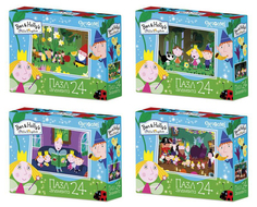 Пазл ORIGAMI мини Ben & Holly 24А 03002