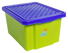 Детский ящик Little Angel для хранения игрушек малый 17 л фисташковый/12*