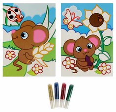 Раскраска Феникс Блестящие раскраски Мышка